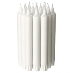 Kerzen JUBLA von IKEA, Weiß, duftneutral, 20 Stück